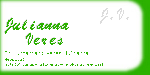 julianna veres business card